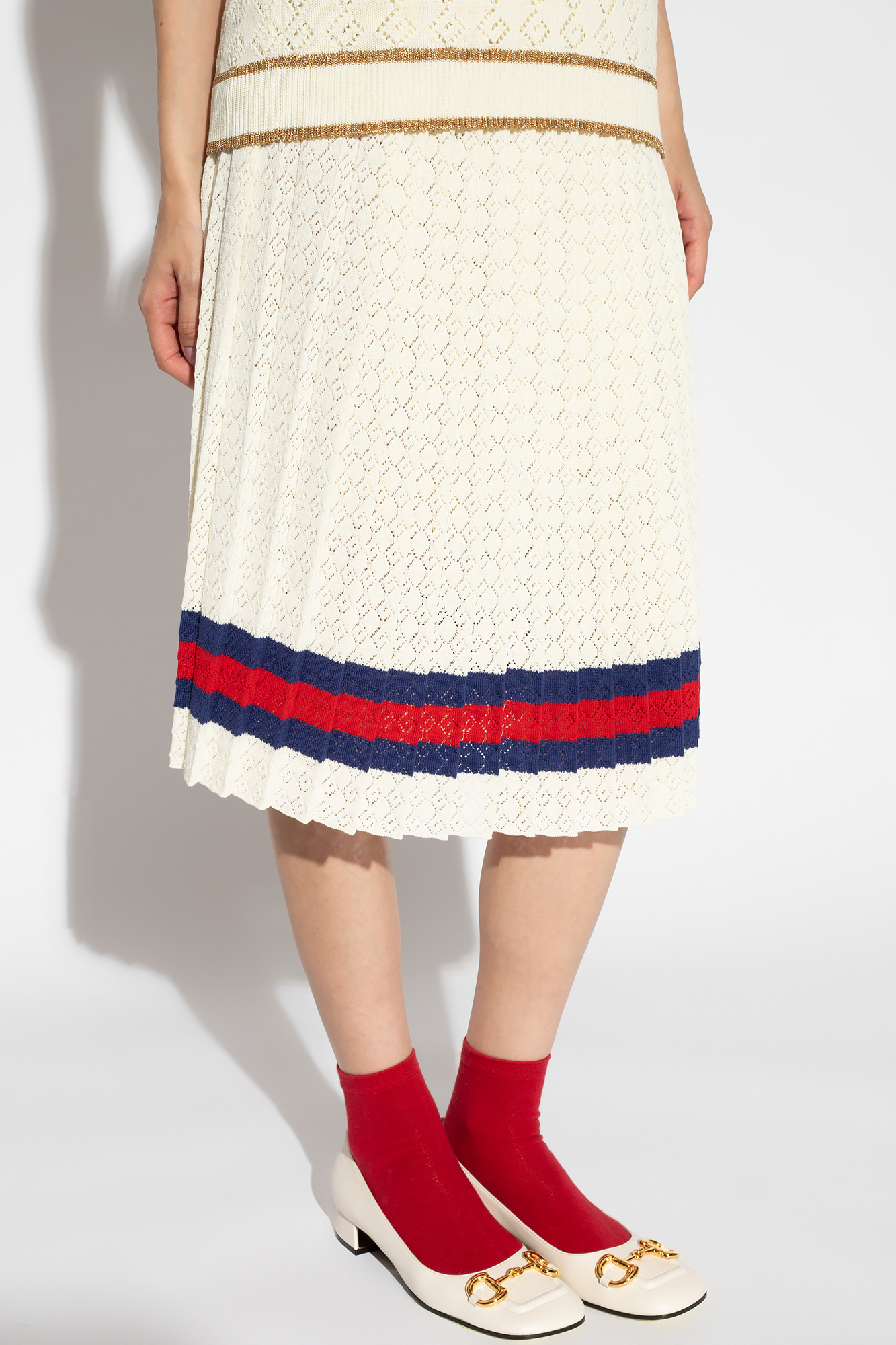 Gucci skirt discount pleated